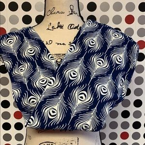 BOGO 50% off LuLaRoe peacock feather leggings